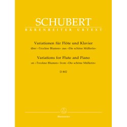 Variationen &uuml;ber "Trockne Blumen" - Schubert, Franz