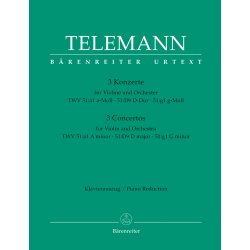 Three Concertos - Telemann, Georg Philipp