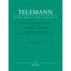 Nouveaux Quatuors en Six Suites - Telemann, Georg Philipp