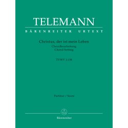 Christus, der ist mein Leben - Telemann, Georg Philipp