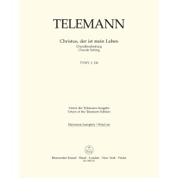 Christus, der ist mein Leben - Telemann, Georg Philipp