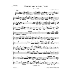 Christus, der ist mein Leben - Telemann, Georg Philipp