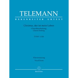 Christus, der ist mein Leben - Telemann, Georg Philipp