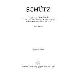 Geistliche Chor-Music - Sch&uuml;tz, Heinrich