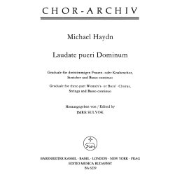 Laudate pueri Dominum - Haydn, Michael