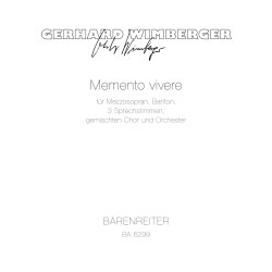 Memento vivere - Wimberger, Gerhard