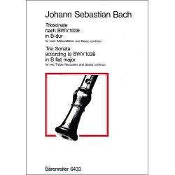 Triosonate - Bach, Johann Sebastian