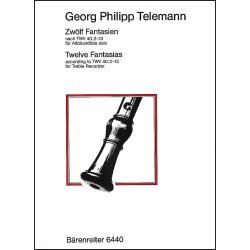 Twelve Fantasias - Telemann, Georg Philipp