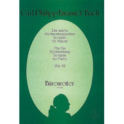 The Six Wuttenberg Sonatas - Bach, Carl Philipp Emanuel