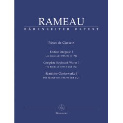 S&auml;mtliche Clavierwerke, Band I - Rameau, Jean-Philippe
