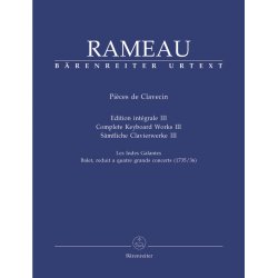 S&auml;mtliche Clavierwerke, Band III - Rameau, Jean-Philippe
