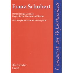 Mehrstimmige Ges&auml;nge - Schubert, Franz