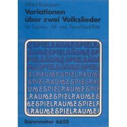 Variationen &uuml;ber zwei Volkslieder - Koerppen, Alfred