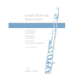 Six Concertos - Boismortier, Joseph Bodin de