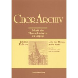 Lobe den Herren, meine Seele - Kuhnau, Johann