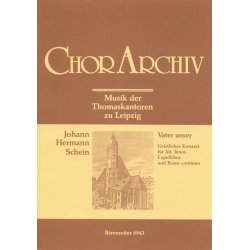 Vater unser, der du bist im Himmel - Schein, Johann Hermann