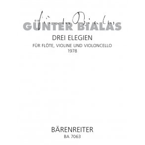 Drei Elegien - Bialas, Günter