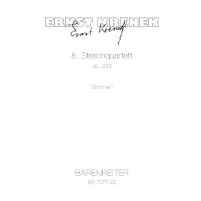 String Quartet - Krenek, Ernst