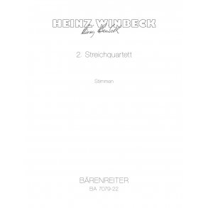 String Quartet - Winbeck, Heinz