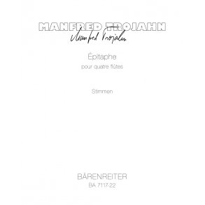 Epitaphe - Trojahn, Manfred