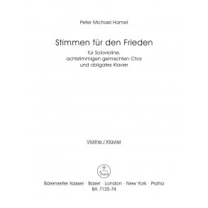 Stimmen für den Frieden - Hamel, Peter Michael