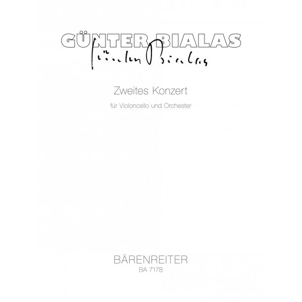 Concerto - Bialas, G&uuml;nter