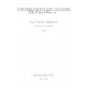 Aus Claras Tagebuch - Hamel, Peter Michael