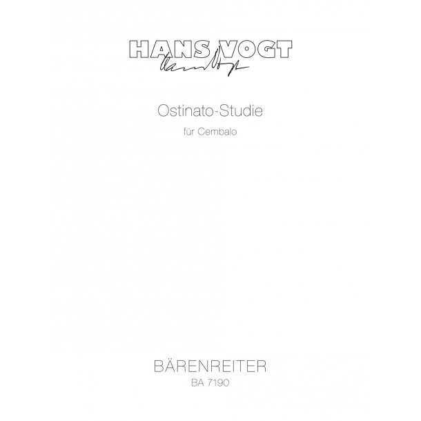Ostinato Studie - Vogt, Hans