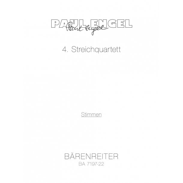 4. String Quartet - Engel, Paul