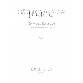 Schwarze Serenade - Bialas, Günter