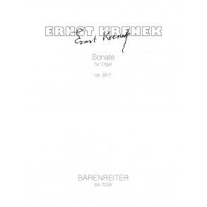 Sonata - Krenek, Ernst