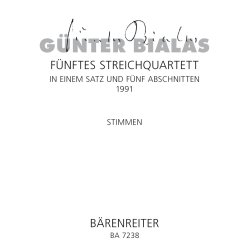 String Quartet - Bialas, G&uuml;nter