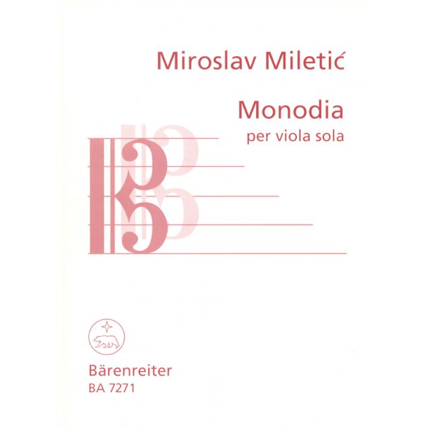 Monodia per Viola sola - Miletic, Miroslav