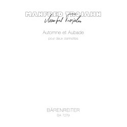 Automne et Aubade pour deux clarinettes - Trojahn, Manfred