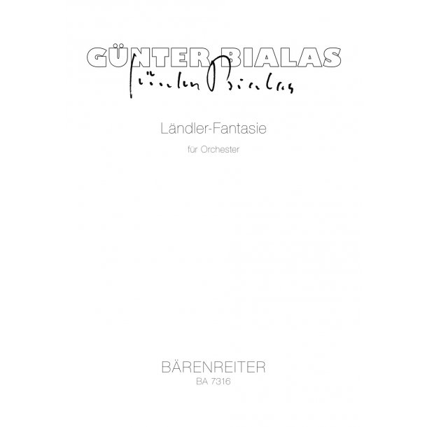 L&auml;ndler-Fantasie - Bialas, G&uuml;nter