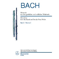 Flute Solos from Sacred and Secular Vocal Works - Bach, Johann Sebastian