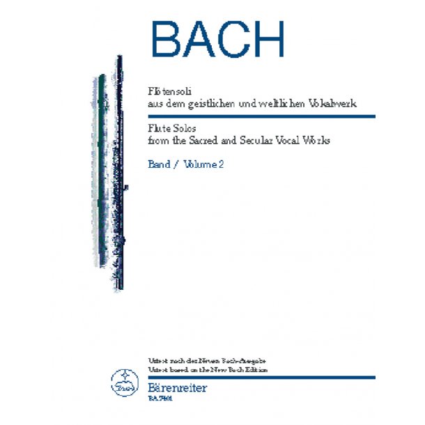 Flute Solos from Sacred and Secular Vocal Works - Bach, Johann Sebastian