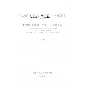 dernier espace avec introspecteur - Pintscher, Matthias