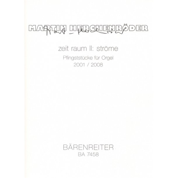 zeit raum II: str&ouml;me - Herchenr&ouml;der, Martin