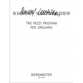 Tre pezzi profani per organo - Kelterborn, Rudolf