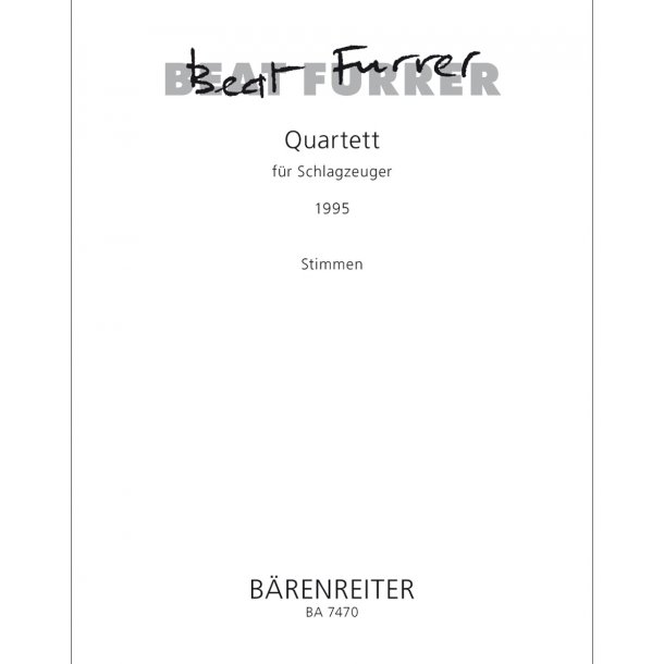 Quartett - Furrer, Beat