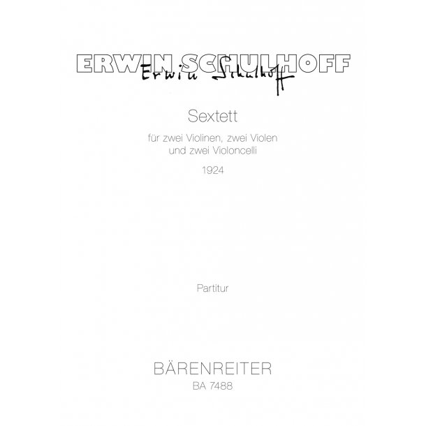 Sextett - Schulhoff, Erwin