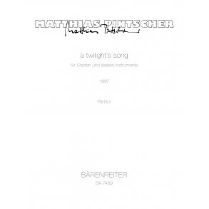 a twilight's song - Pintscher, Matthias