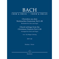 Choral settings from the Christmas Oratorio Part I-III - Bach, Johann Sebastian