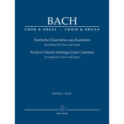 Festive Choral settings from Cantatas - Bach, Johann Sebastian