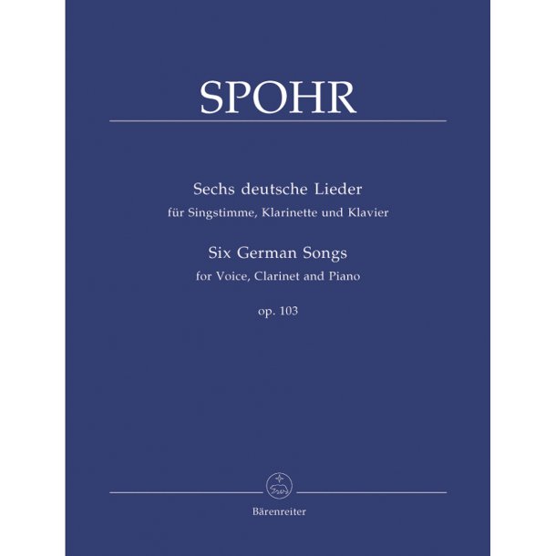 Six German Songs - Spohr, Louis
