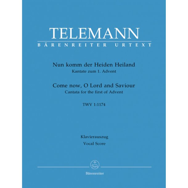 Come thou of man the Saviour - Telemann, Georg Philipp