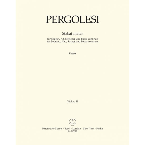 Stabat mater - Pergolesi, Giovanni Battista