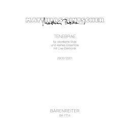 Tenebrae - Pintscher, Matthias