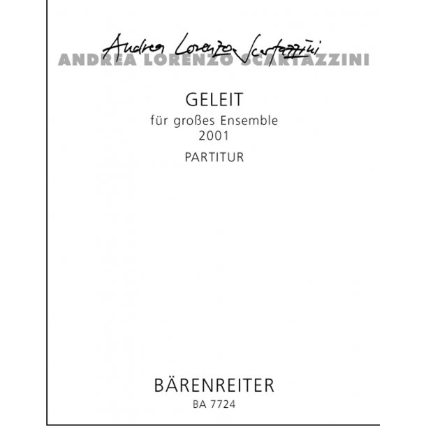 Geleit - Scartazzini, Andrea Lorenzo
